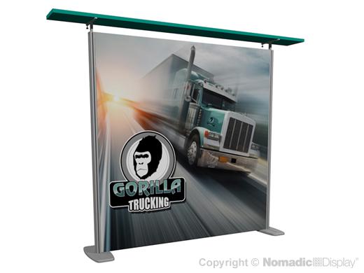 Graphic Refresh - 10' Inspire 2.0 SEG Fabric w/ Pillowcase Flat Canopy (AB2045N-GR)