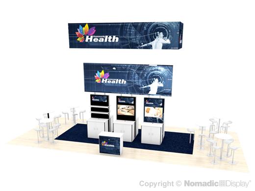 40' Interactive Custom Island Exhibit