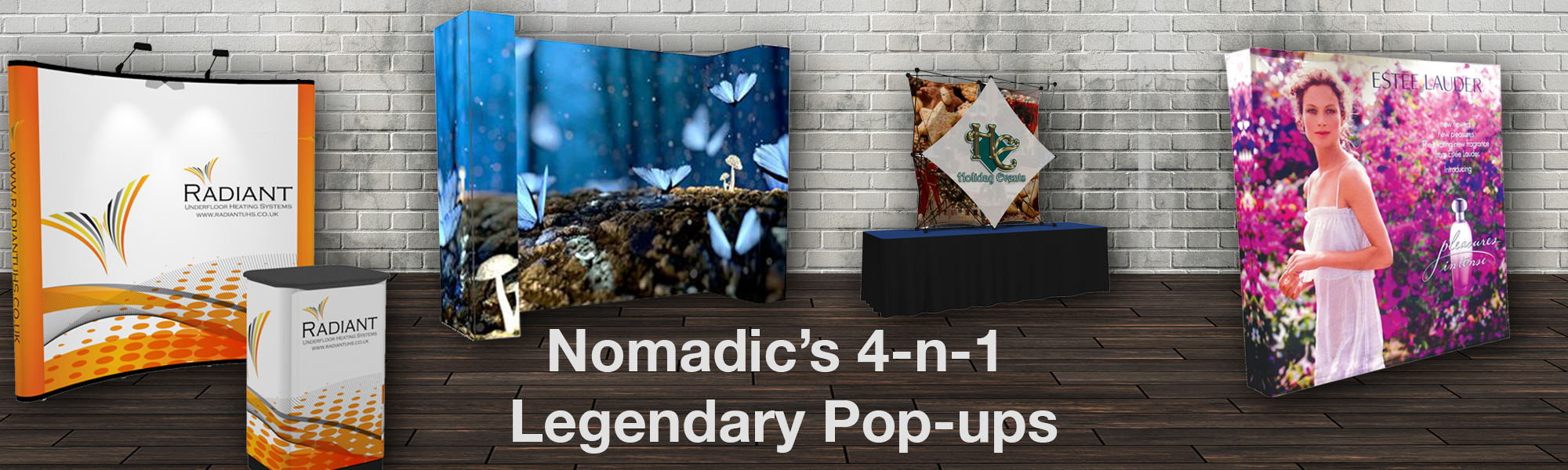 Nomadic’s 4-n-1 Legendary Pop-up: Your Key to Portable Trade Show Success