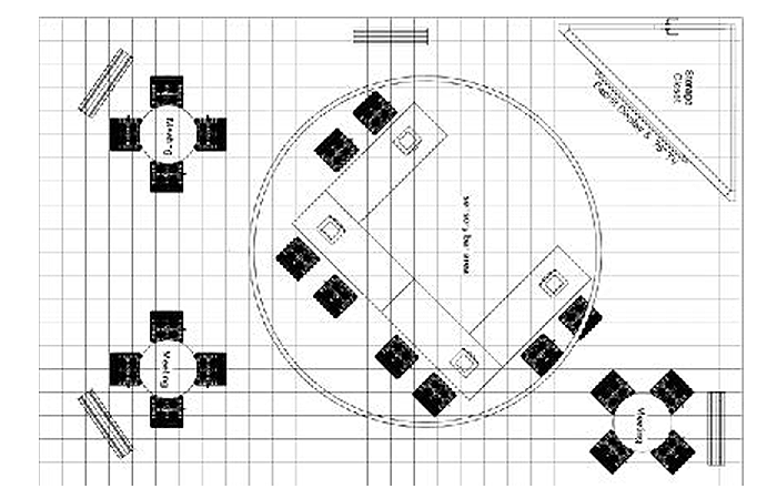 30' Springfield Backlit Island Rental w/ Demo Areas & Hanging Structure (RT87488)