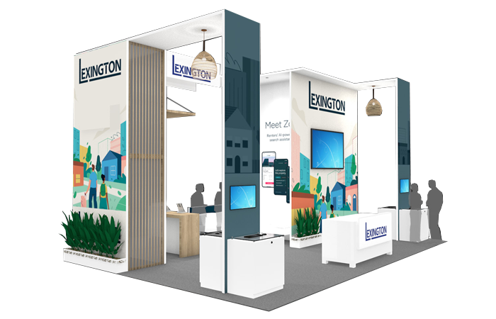 30' Lexington Island Rental w/ Meeting Room and Multiple Demo Areas (RT91494)