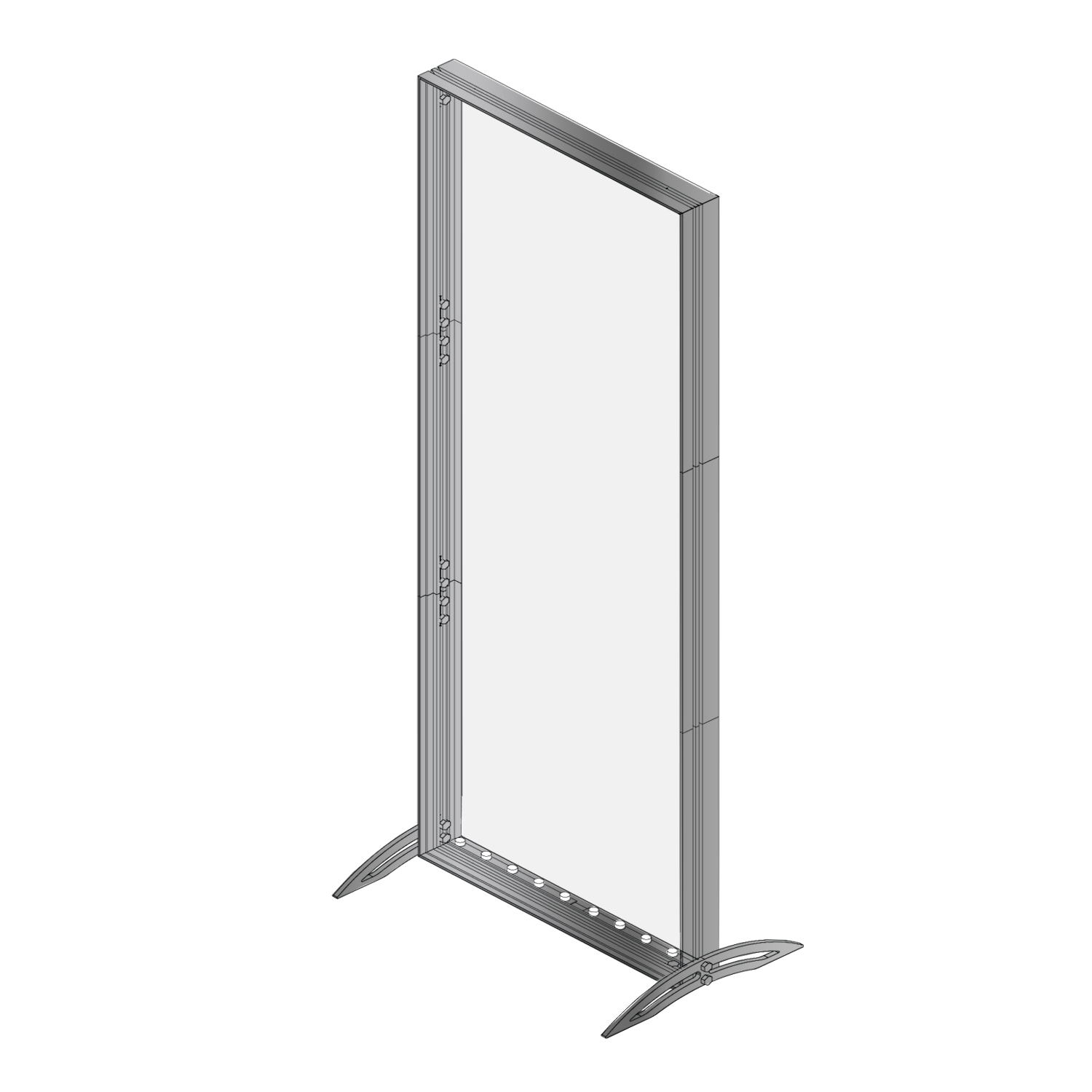 Frame Kit - 3' LightWall SEG Backlit Fabric Kiosk (AB0536N-FX)