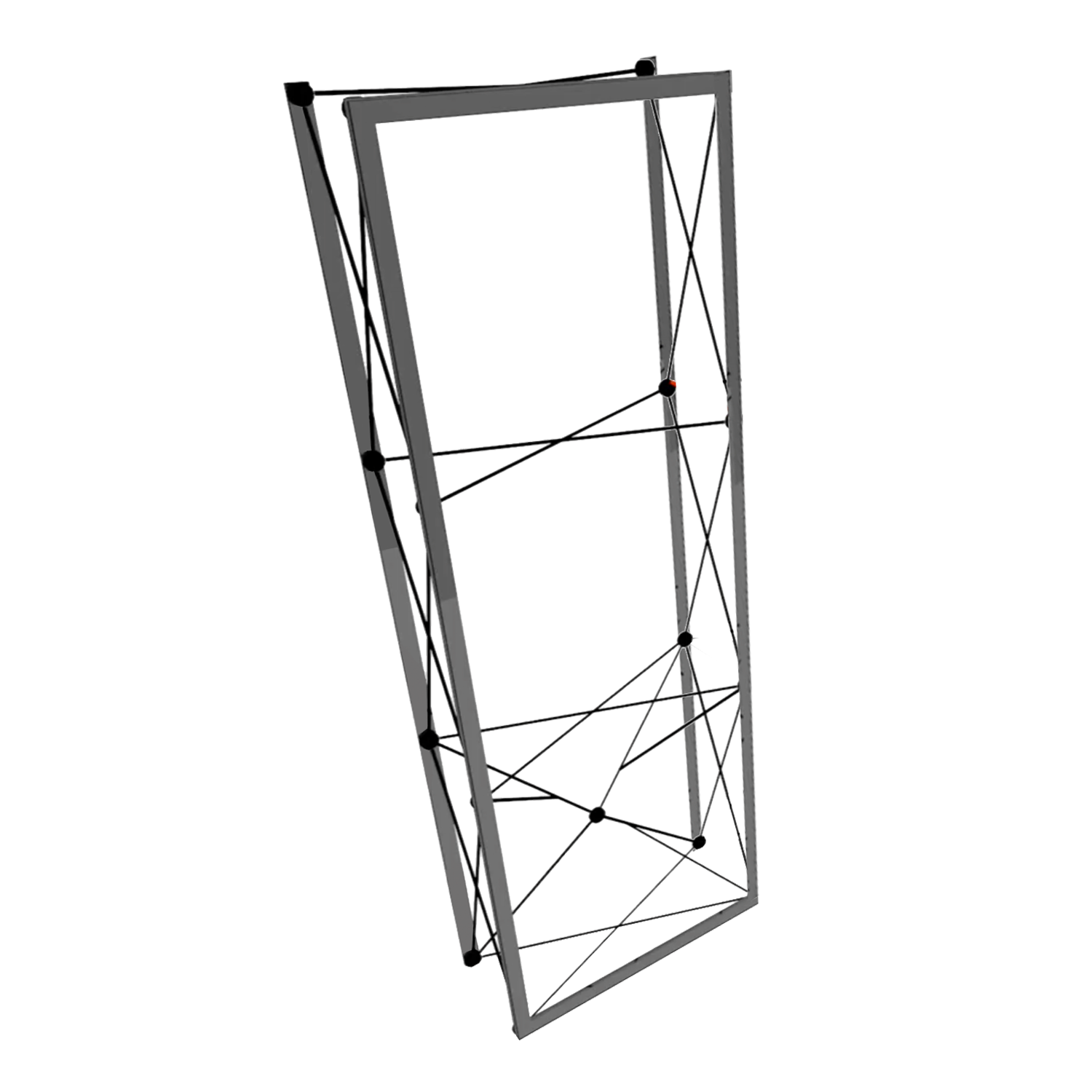 Frame Kit - 3' SPlus SEG Fabric Pop-up Kiosk w/ Endcaps (AB0546N-FX)