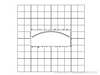 6' FabLite Tuile Horizontal Curve Pillowcase Portable Tabletop (AB1023N)