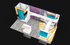 10' x 20' DesignLine Display w/ Walk-In Storage and Sculpted Canopy (ID0526)