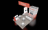 20' x 30' Modular Island Exhibit w/ Tower Storage, Presentation Areas and Overhead Banner (ID0576)
