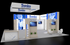 30' x 30' Island Exhibit w/ Backlit Panels and Square Hanging Sign (ID0594)