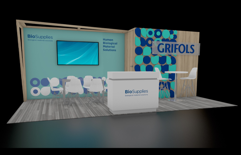 10' x 20' Scalable Exhibit w/ Walk-In Storage and Meeting Area (ID0601)