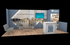 10' x 20' Scalable DesignLine Display w/ Dimensional Accent Lighting (ID0615)