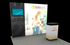 10' x 10' Scalable Portable Backlit LightWall Display w/ Monitor and RollOne Counter (ID0629)