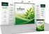 20' Portable Scalable Instand Exhibit w/ RollOne Counter and Banner Stands (ID5406)