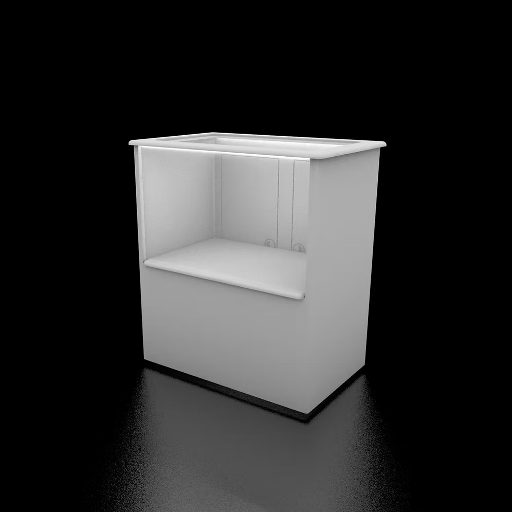40" Platinum Display Case Counter (AB0157N)