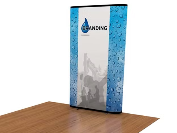 5' Instand Flat Magnetic Inkjet Pop-up Kiosk w/ Endcaps (AB0509N)