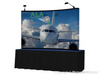 8' Instand Curved Magnetic Inkjet Tabletop Pop-up w/ Endcaps (AB1007N)
