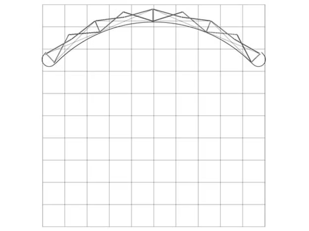10' Instand Curved Magnetic Pop-up Display w/ Endcaps (AB2016N)