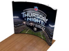 10' Instand Curved Magnetic Pop-up Display w/ Endcaps (AB2016N)