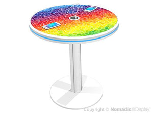 30" Caf√© Charging Station Table - Round (AB0805N)